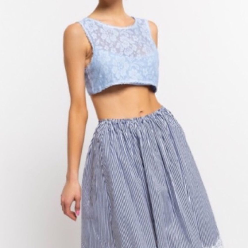 ‎POL Drawstring Lace Crop Top - Picture 10 of 16